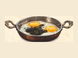 Eggs with Spinach
